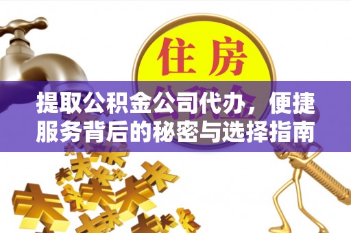 郾城提取公积金公司代办，便捷服务背后的秘密与选择指南