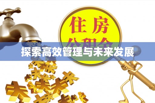 郾城探索高效管理与未来发展